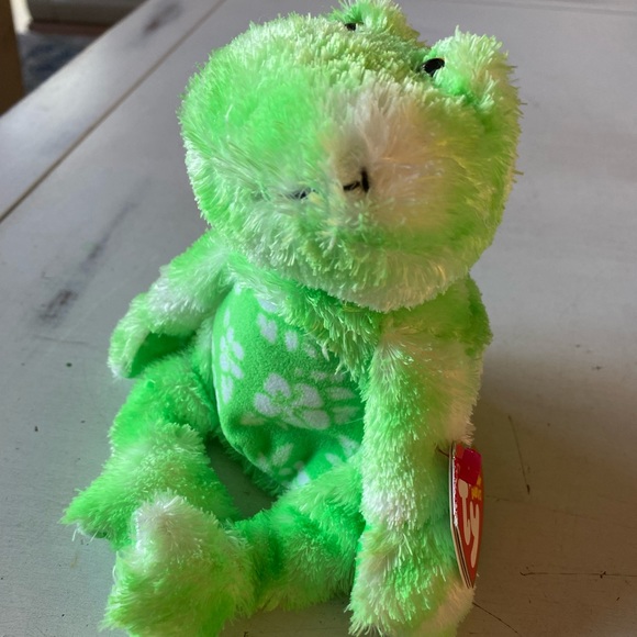 Ty beanie babies Fins and Palms, teenie beanie boo Surf - Picture 2 of 10